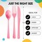 Exquisite Polished Plastic Silverware – 150 Pcs Heavy Duty Cutlery Set – 50 Each of Forks, Knives & Spoons – Disposable Utensil Set for Parties, Events & Catering – Flatware Set by Party Solids